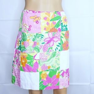 Lilly Pulitzer Size 10 Patchwork Island Fun Sz 10